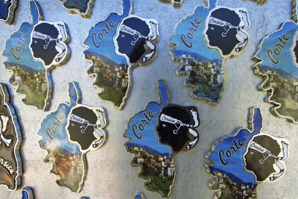 Corte Magnete, Souvenir, Corte mountain resort, Haute-Corse Department, Corsica, Mediterranean Sea, France