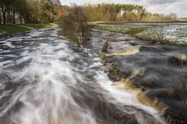 Hunte bei Lahr in the municipality of Goldenstedt, Lahr, Goldenstedt, Lower Saxony, Germany