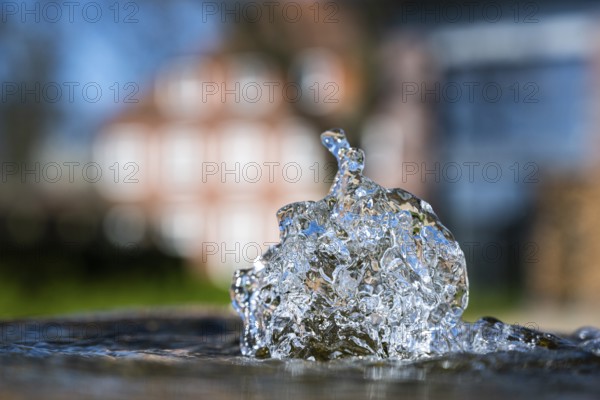Sparkling water from a well, Stapelfeld, Cloppenburg, Lower Saxony, Germany