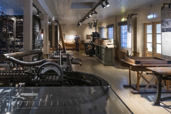 Historic machines for making matches, Tändsticksmuseet Match Museum or Match Museum, Jönköping, Jönköpings län, Sweden