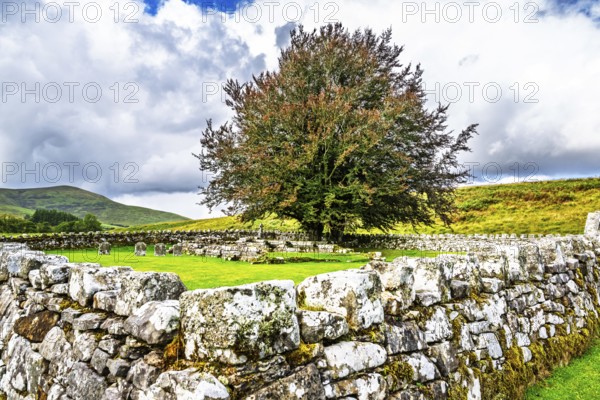 The Chapel at Hermitage, Hermitage Castle, Hermitage Water, Liddesdale, Roxburghshire, Newcastleton, Hawick, Scotland, UK