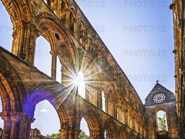 Jedburgh Abbey, Augustinian Abbey, Jedburgh, Scottish Borders, Scotland, UK