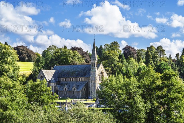 Church in Jedburgh Abbey, Augustinian Abbey, Jedburgh, Scottish Borders, Scotland, UK