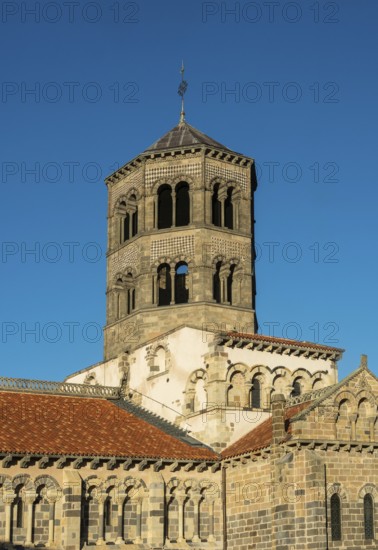 Issoire. Roman Saint Austremoine Church. Puy de Dome. Auvergne. France. Europe