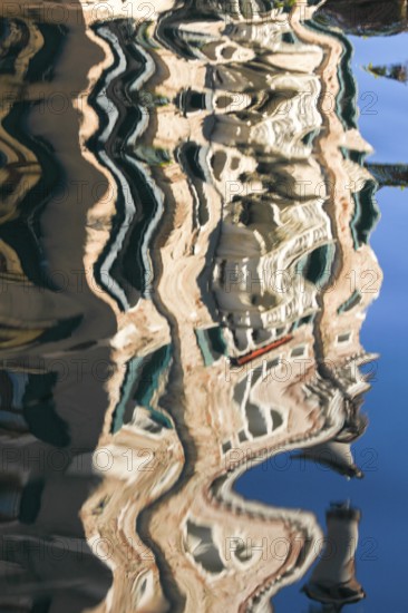 Reflection in Rio della Fornace, Venice, Veneto, Italy
