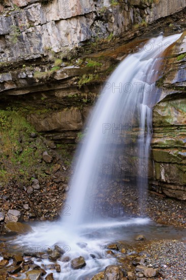 Diesbach Waterfall, Canton of Glarus, Switzerland