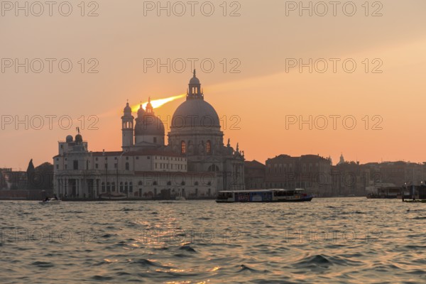The Basilica di Santa Maria della Salute on the Grand Canal, Venice, Veneto, Italy