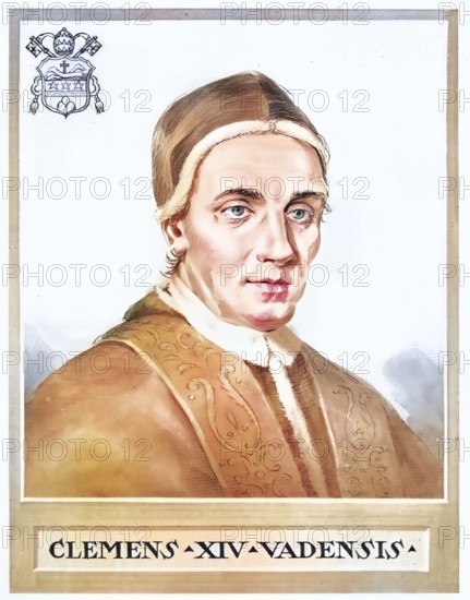 Clement IX (born 28 January 1600 in Pistoia, died 9 December 1669 in Rome), legal name Giulio Rospigliosi, was Pope of the Catholic Church from 1667 to 1669, Historical, authentic, digitally restored reproduction from a 19th century original, Record date not stated, subsequently coloured