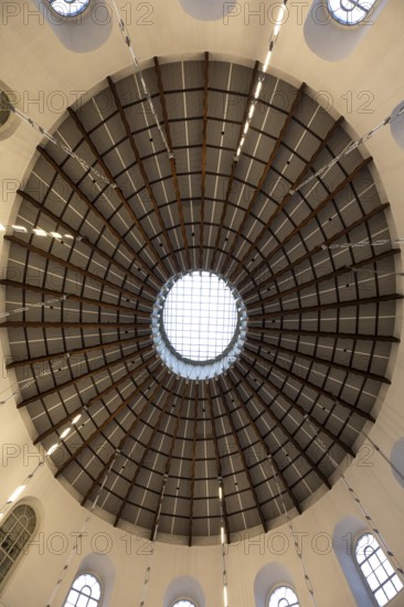 December 22, 2025, interior view of the historic St. Paul's Church during winter, Frankfurt, Hesse, Germany