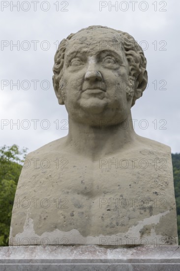 Max 1. Joseph, King of Bavaria, bust, Tegernsee, town Tegernsee, Upper Bavaria, Bavaria, Germany