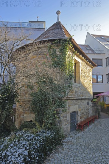 Historic Zwinger, Wehrturm, Reutlingen, Swabian Jura, Baden-Württemberg, Germany