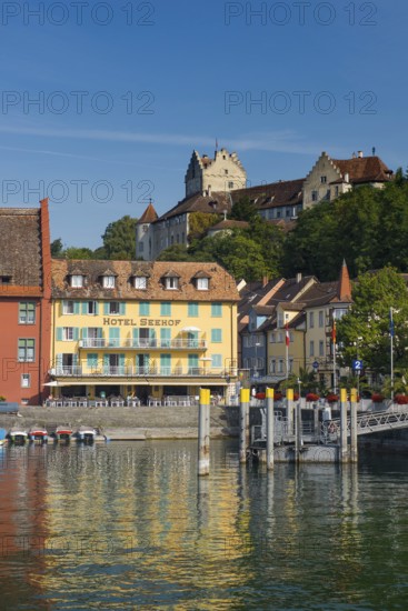Harbour, Meersburg, Lake Constance, Baden-Württemberg, Germany