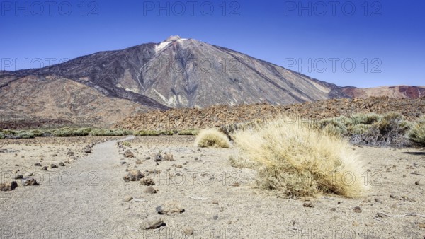 Scenic view of Pico del Teide, Pico del Teide National Park, La Orotava Tenerife