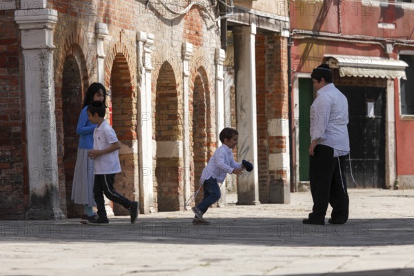 Jewish Ghetto, Ghetto Novo in Sestiere Cannaregio, Venice, Veneto, Italy