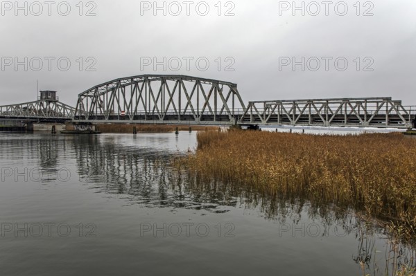 Meiningenbrücke, connection on Fischland-Darß-Zingst, Vorpommersche Boddenlandschaft National Park, Baltic Sea, Mecklenburg-Western Pomerania, Germany