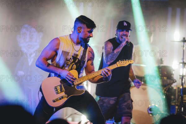 Singer Matthias Engst and guitarist Ramin Tehrani from Engst live on 10-year anniversary tour tour at Berlin's Astra Kulturhaus on 20.12.2025