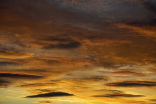 Clouds in the evening, Berndorf, Lower Austria, Austria