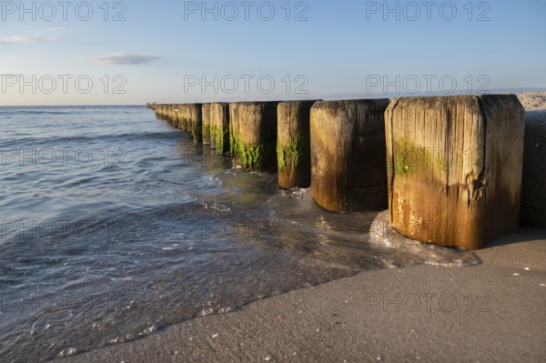 Grooves in the Baltic Sea, beach in Ahrenshoop, Darß, Mecklenburg-Western Pomerania, Germany