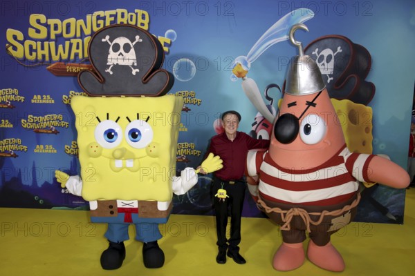 Santiago Ziesmer, German dubbing voice of SpongeBob - German premiere of SpongeBob SquarePants: Pirates Ahoy!, cinema in the Kulturbrauerei, Berlin, 14.12.25