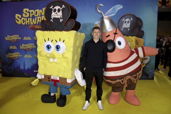 Maximilian Schuster aka YouTuber iCrimax - German premiere of SpongeBob SquarePants: Pirates Ahoy!, cinema in the Kulturbrauerei, Berlin, 14.12.25