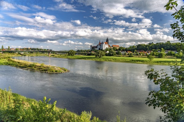 The Elbe near Meissen, Saxony, Germany