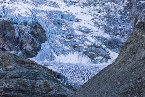 Moiry Glacier, Val d'Anniviers, Valais Alps, Canton of Valais, Switzerland
