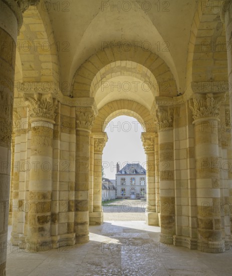 Abbey of Fleury (Benedictines), Saint-Benoît-sur-Loire, Département Loiret, France
