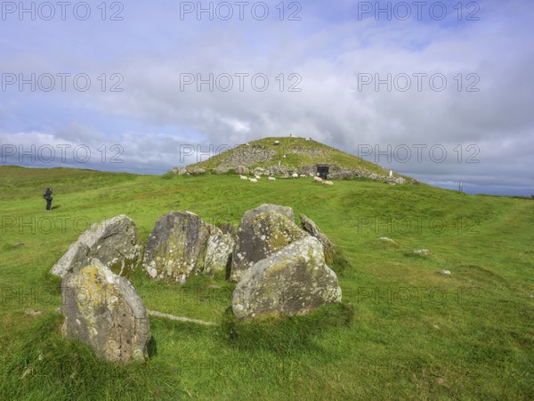 Loughcrew Cairns a megalithic grave, Stonefield, County Meath, Ireland
