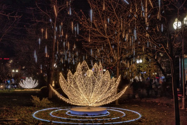 Krasnodar before the New Year. Russia