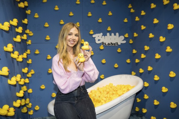 Dalia Mya Schmidt-Foss at the opening of Bubble Planet - The Adventure Museum for All Senses at Arena Berlin, Berlin, 11.12.2025