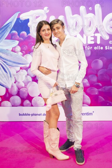 Leni Summer and Tyler von Jascheroff at the opening of Bubble Planet - The Adventure Museum for All Senses at Arena Berlin, Berlin, 11.12.2025