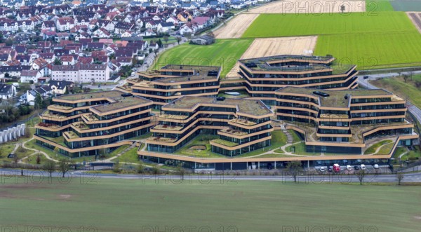 Lidl, head office of the food discounter. Exterior view of the main building. The company is part of the Schwarz Group, which also includes Kaufland as a full-range food supplier. Bad Wimpfen, Baden-Württemberg, Germany
