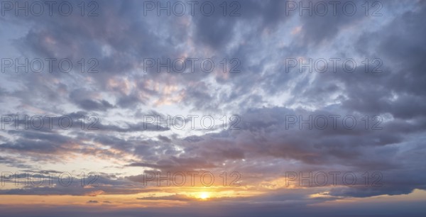 Beautiful dramatic scenic sunset sky background