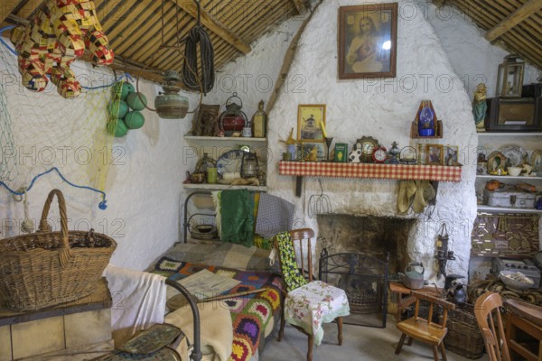 Fisherman's House, Open Air Museum, Glencolmcille, County Donegal, Ireland