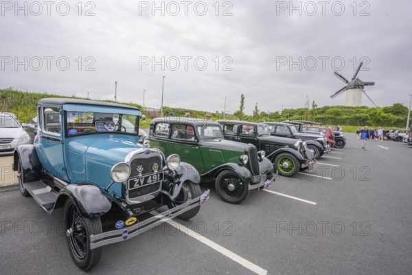 Classic car meeting at the mills of, Skerries, County Dublin, Ireland