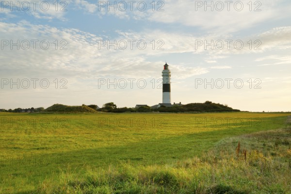 Langer Christian lighthouse near Kampen on the island of Sylt, Germany