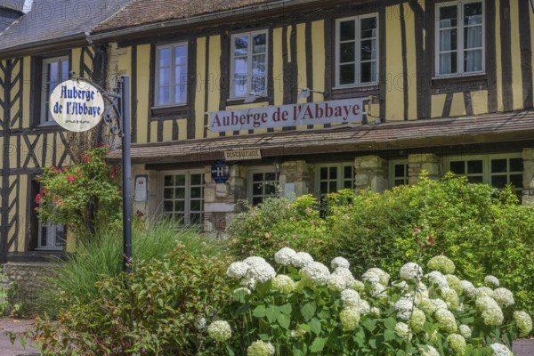 Timbered houses, Le Bec-Hellouin, Eure, France