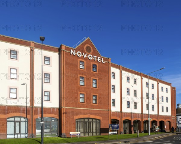 Novotel Ipswich Centre hotel building, Ipswich town centre, Suffolk, England, UK