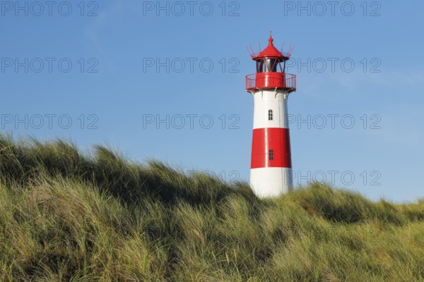 Lighthouse List-Ost am Ellenbogen on the island of Sylt, Germany