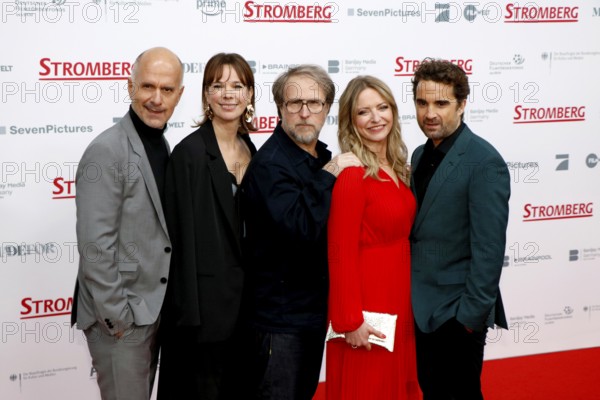 Christoph Maria Herbst, Milena Dreißig, Bjarne Mädel, Diana Stähly and Oliver Wnuk at the world premiere of Stromberg - Everything again as usual on 1.12.2025 at the Zoo Palast in Berlin