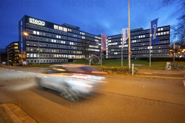 STEAG headquarters in Essen-Rüttenscheid, on Rüttenscheider Straße, STEAG operates coal-fired power plants at 6 locations, energy companies, Essen, North Rhine-Westphalia, Germany