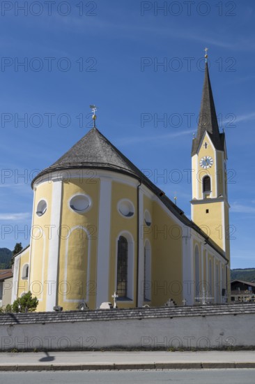 St. Sixtus Church, Schliersee, Upper Bavaria, Bavaria, Germany