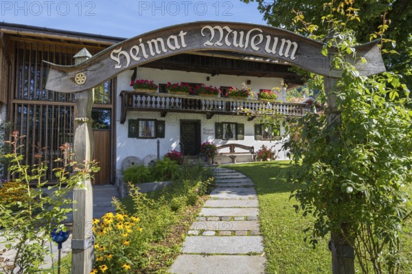 Eingang zum Heimatmuseum, Schliersee, Upper Bavaria, Bavaria, Germany