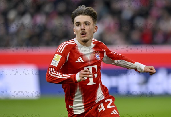 Lennart Karl Bayern Munich FCB (42) Action Portrait Allianz Arena, Munich, Bavaria, Germany