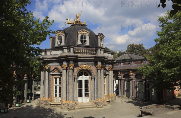 Sun Temple, New Palace, Hermitage in Bayreuth, Upper Franconia, Bavaria, Germany
