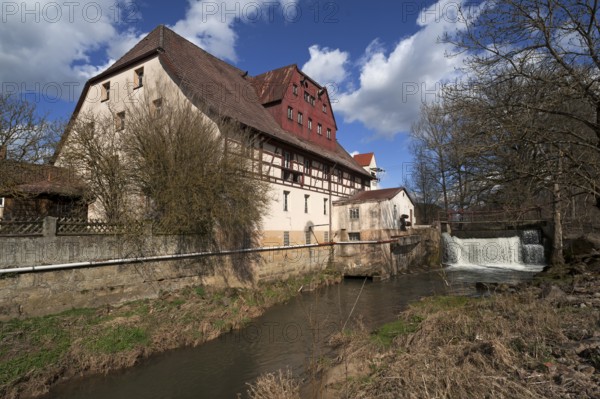 Kunstmühle Habernhof an der Schwabach, Uttenreuth, Middle Franconia, Bavaria, Germany