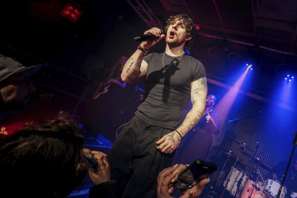 Tom Grennan live on Grennan '25 tour at Bi Nuu in Berlin on 13.11.2025