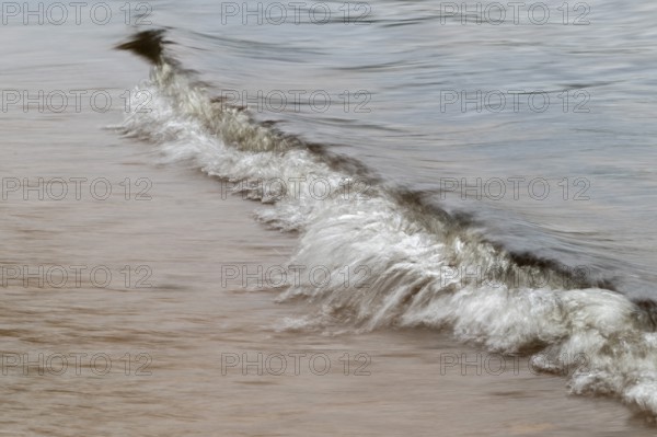 Small wave, smudge effect, soft water, lake, Sweden