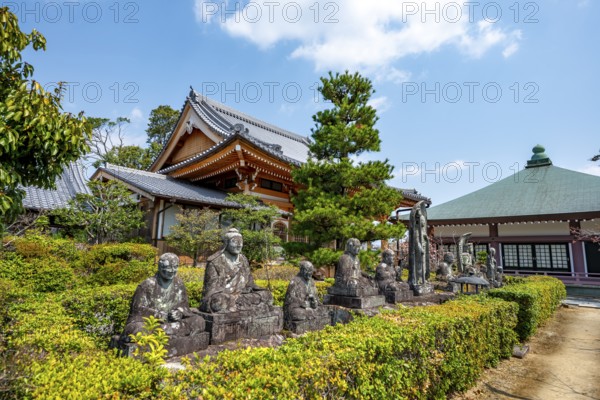 Stone Buddha Statues, Ninna-ji Renge-ji Temple, Buddhist Temple, Kyoto, Japan