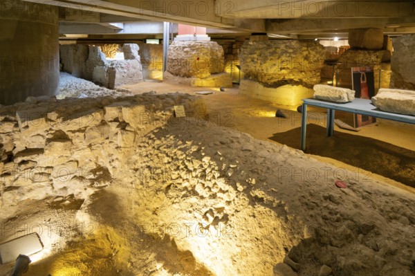 Museo del Foro de Caesaraugusta, Roman forum museum, Zaragoza, Aragon, Spain